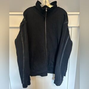 All Saints "seam tape" oversized bomber jacket